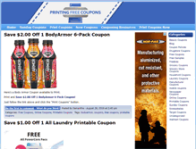 Tablet Screenshot of printingfreecoupons.com